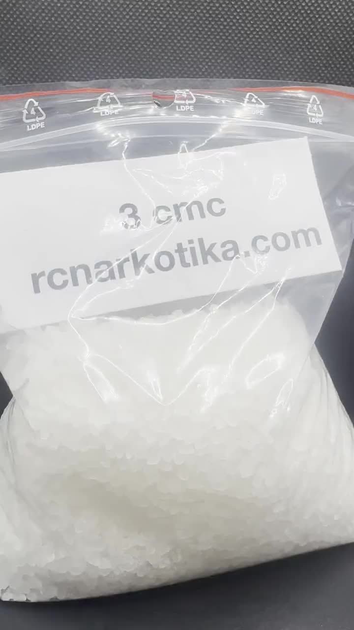 3-CMC crystals with a batch card.